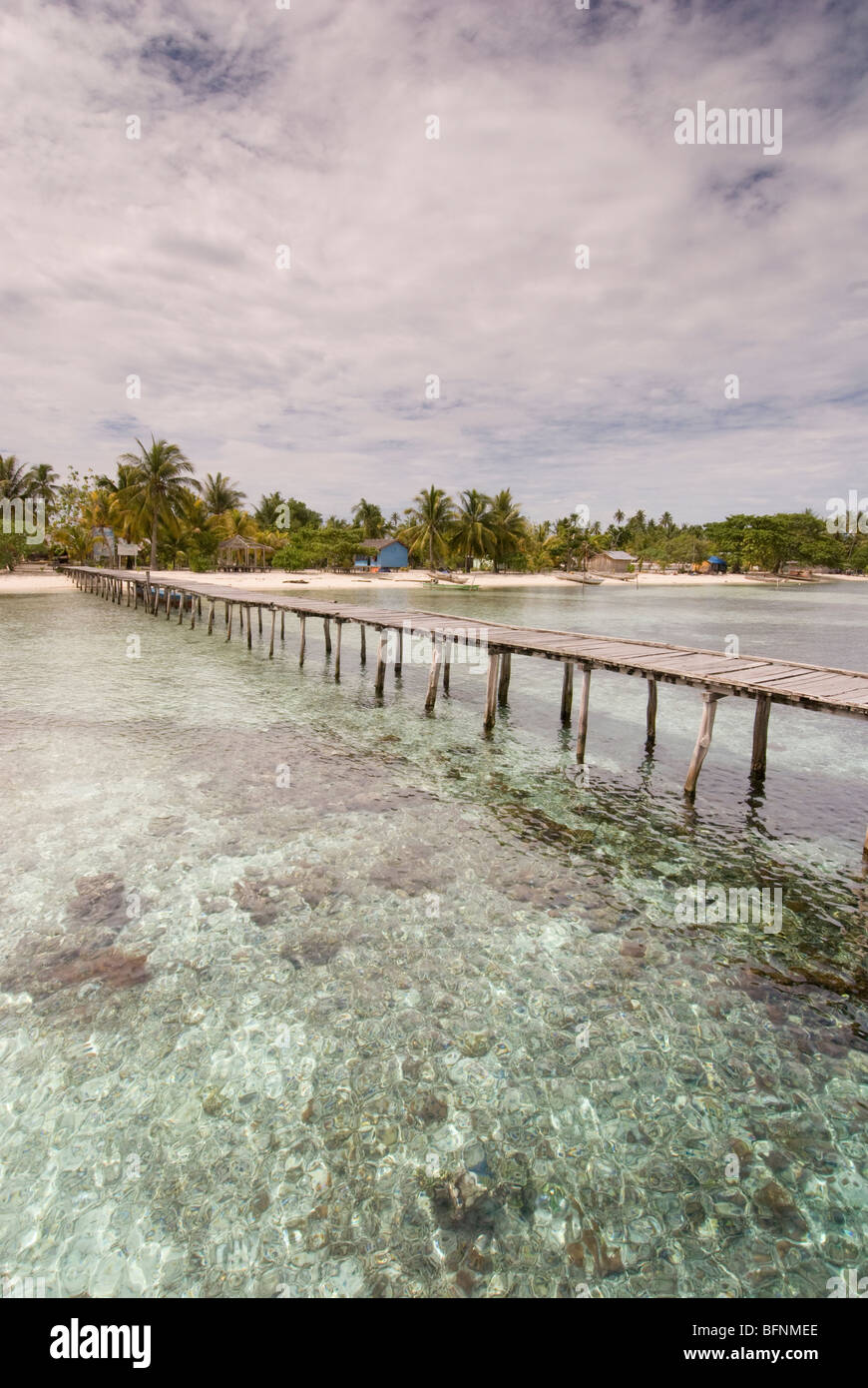 Arborek isola in Raja Ampat, Papua, Indonesia Foto Stock