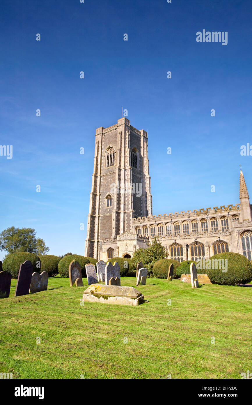 La Chiesa di San Pietro e San Paolo a Lavenham, Suffolk, Regno Unito Foto Stock