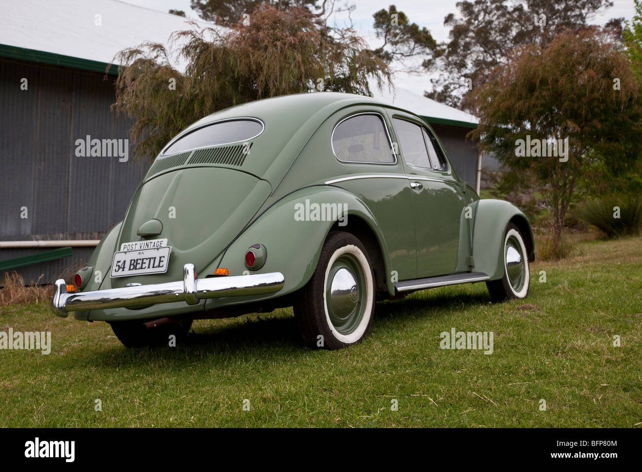 1954 Volkswagen maggiolino, Australia occidentale Foto Stock