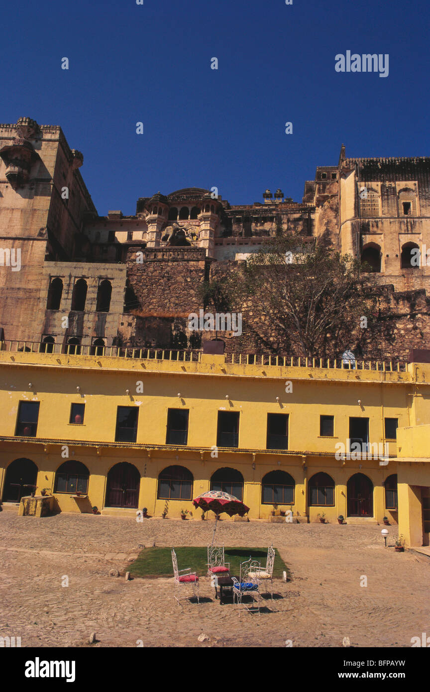 NMK 65536 : Palace & struttura ricettiva a Bundi ; Rajasthan ; India Foto Stock