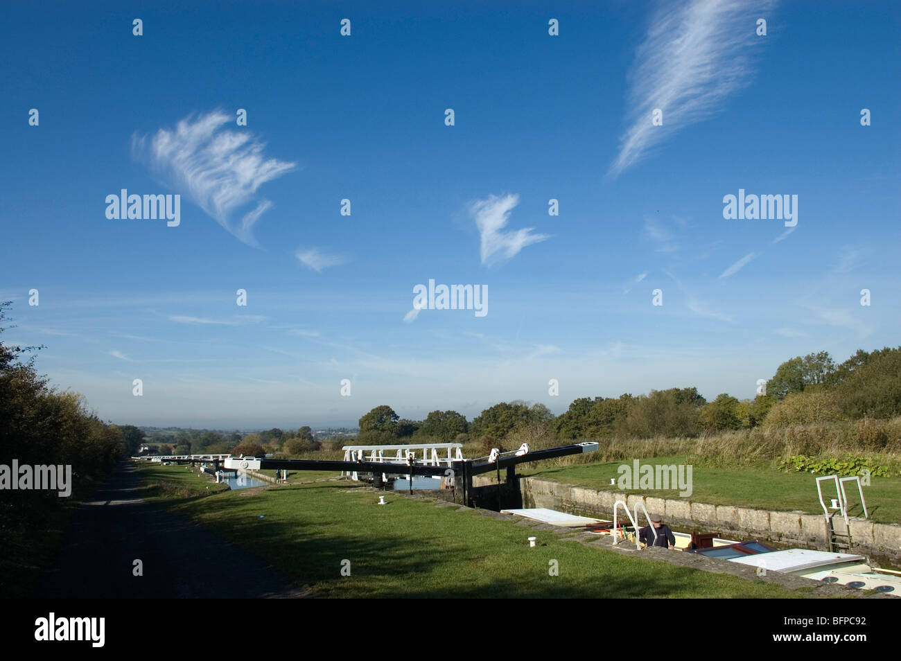 Kennet and Avon Canal Foto Stock