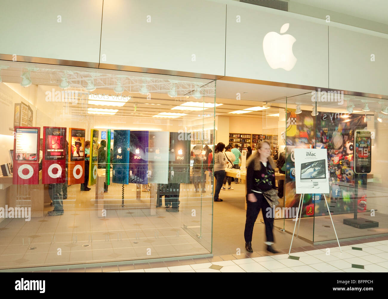 L'Apple store, Union Station shopping mall, Washington DC, Stati Uniti d'America Foto Stock