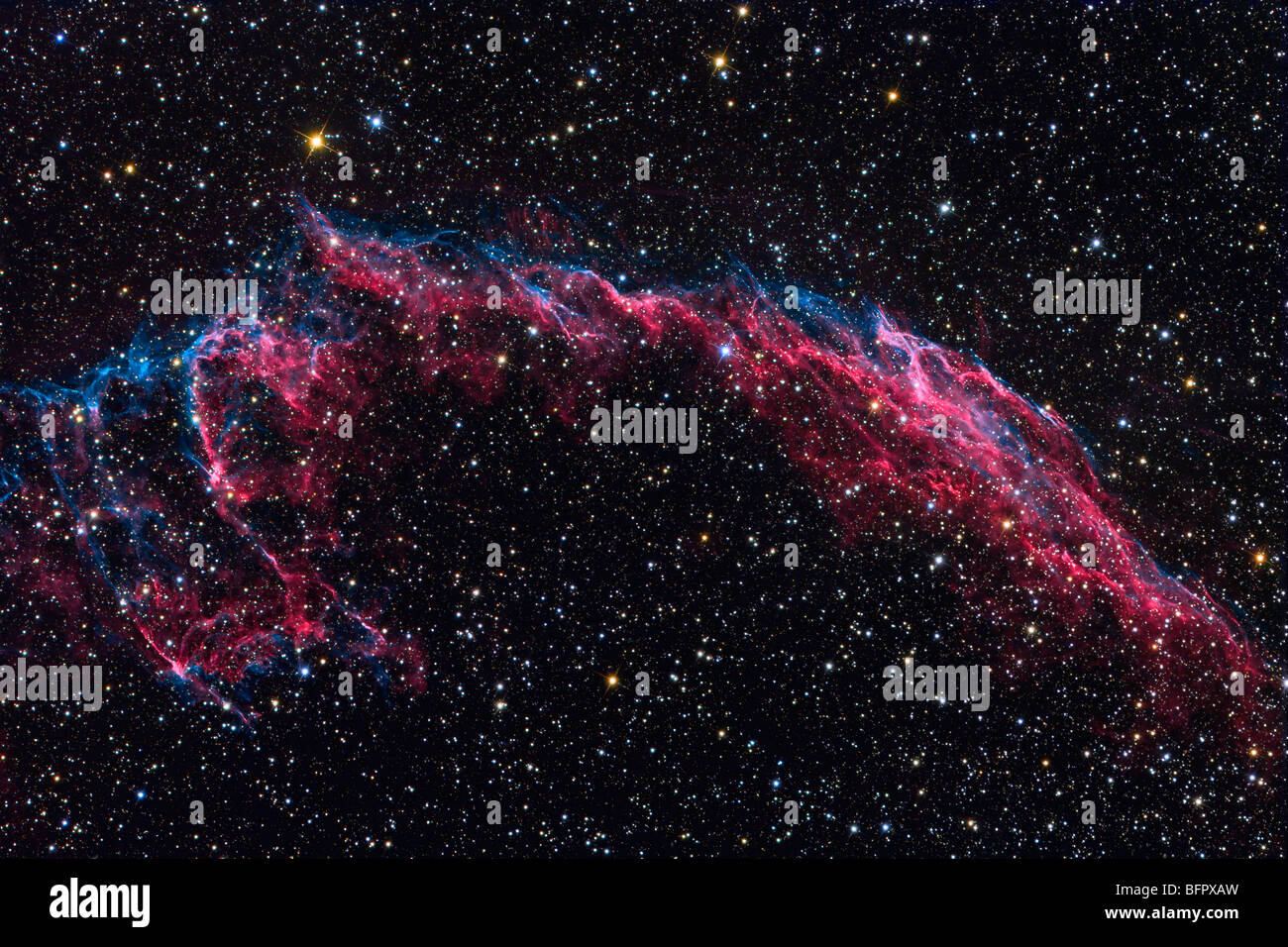 Il velo orientale Nebula Foto Stock