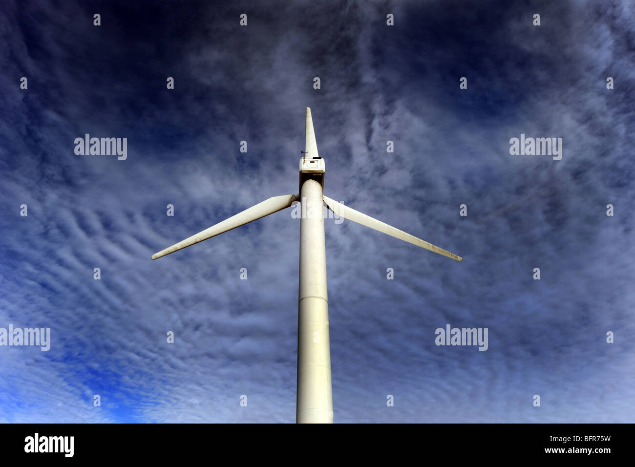 Turbina eolica, Ovenden per centrali eoliche, Halifax, West Yorkshire Foto Stock