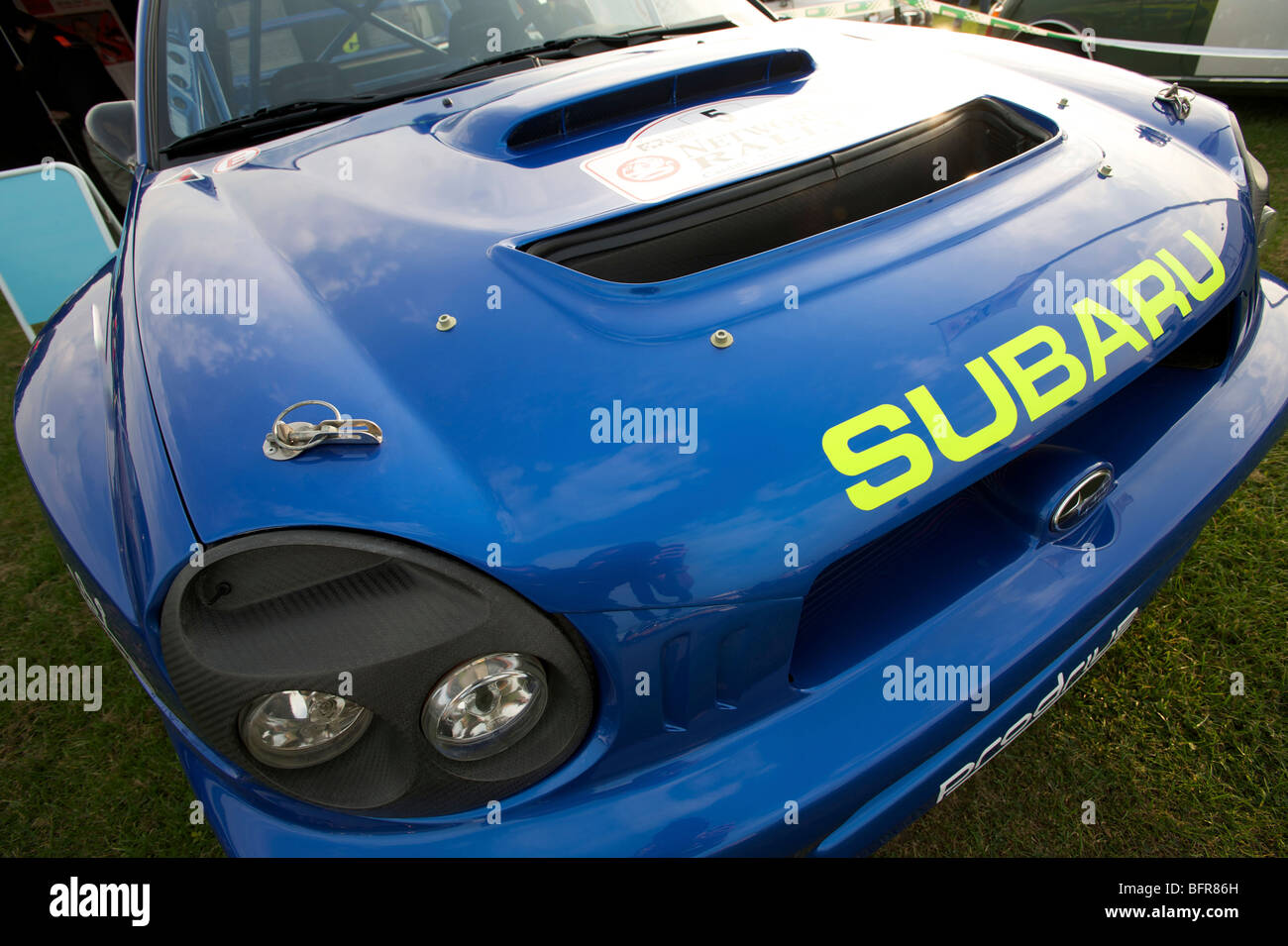Subaru Rally Car Foto Stock