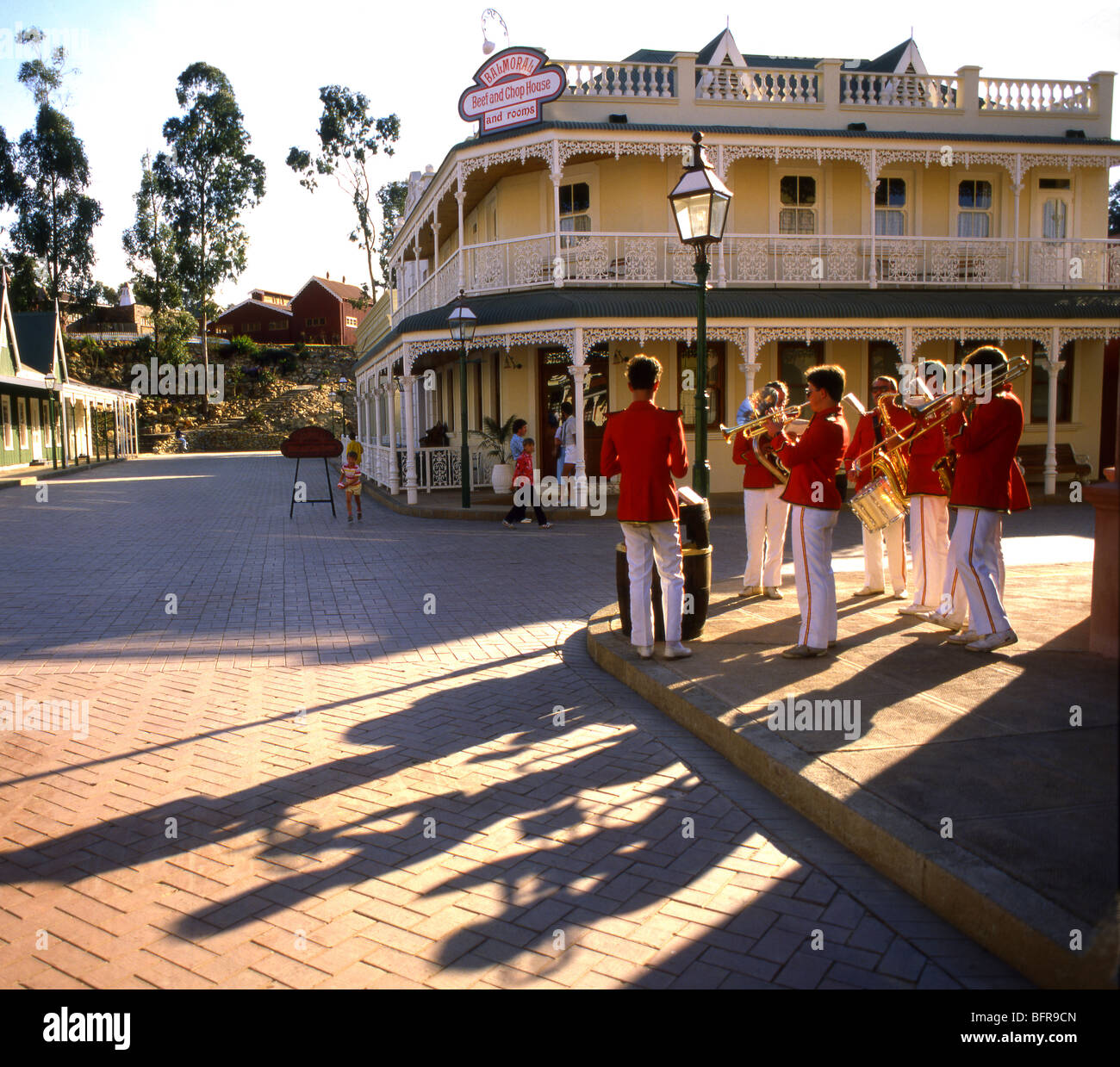 Gold Reef City musicisti di strada Foto Stock