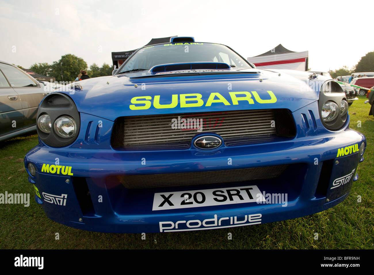 Subaru Rally Car Foto Stock
