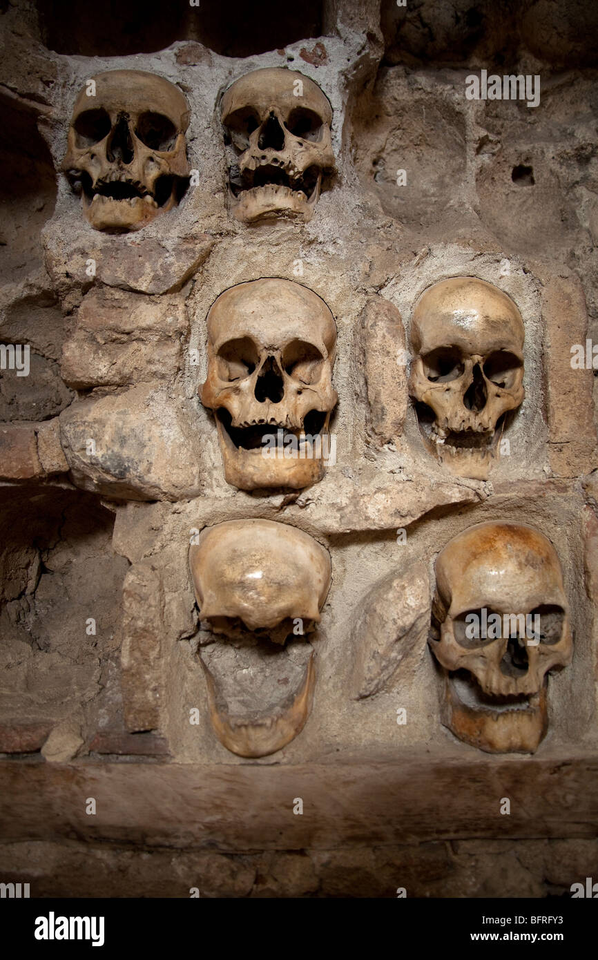 Torre del cranio a Nis, Serbia Foto Stock