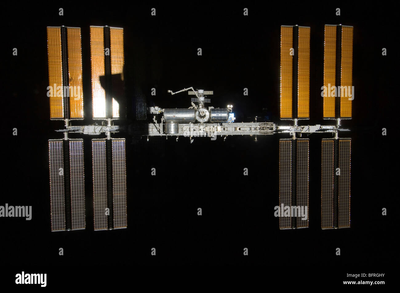 La Stazione Spaziale Internazionale Foto Stock