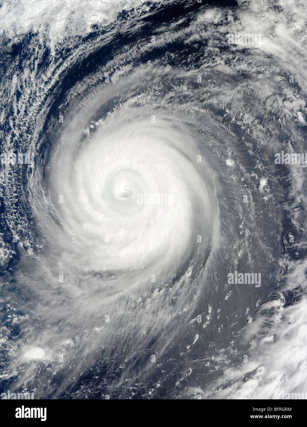 Settembre 18, 2009 - Il tifone Choi-wan a sud del Giappone, Oceano Pacifico. Foto Stock