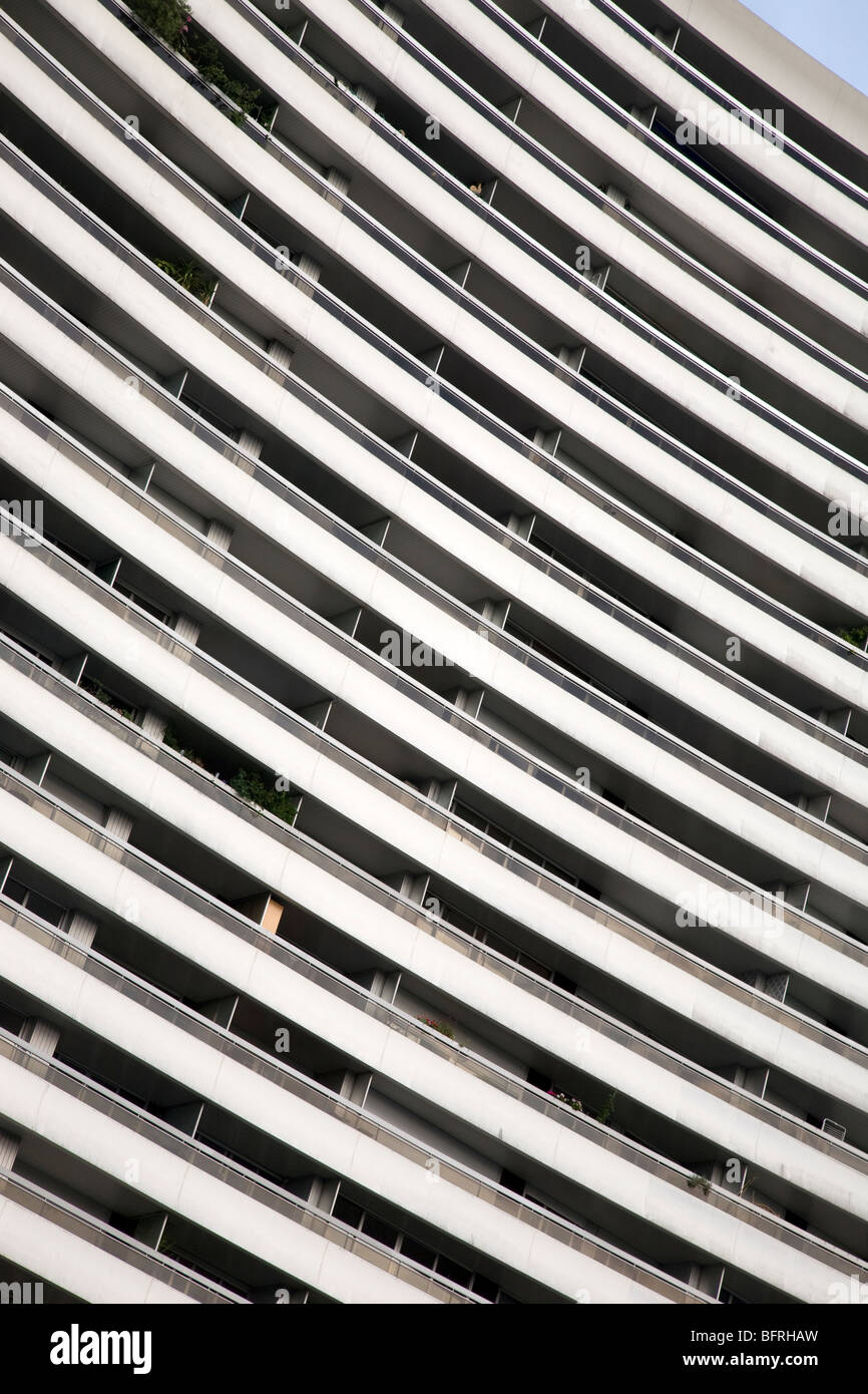 Blocco di appartamenti vicino a Andre Citroen Park, Parigi, Francia Foto Stock