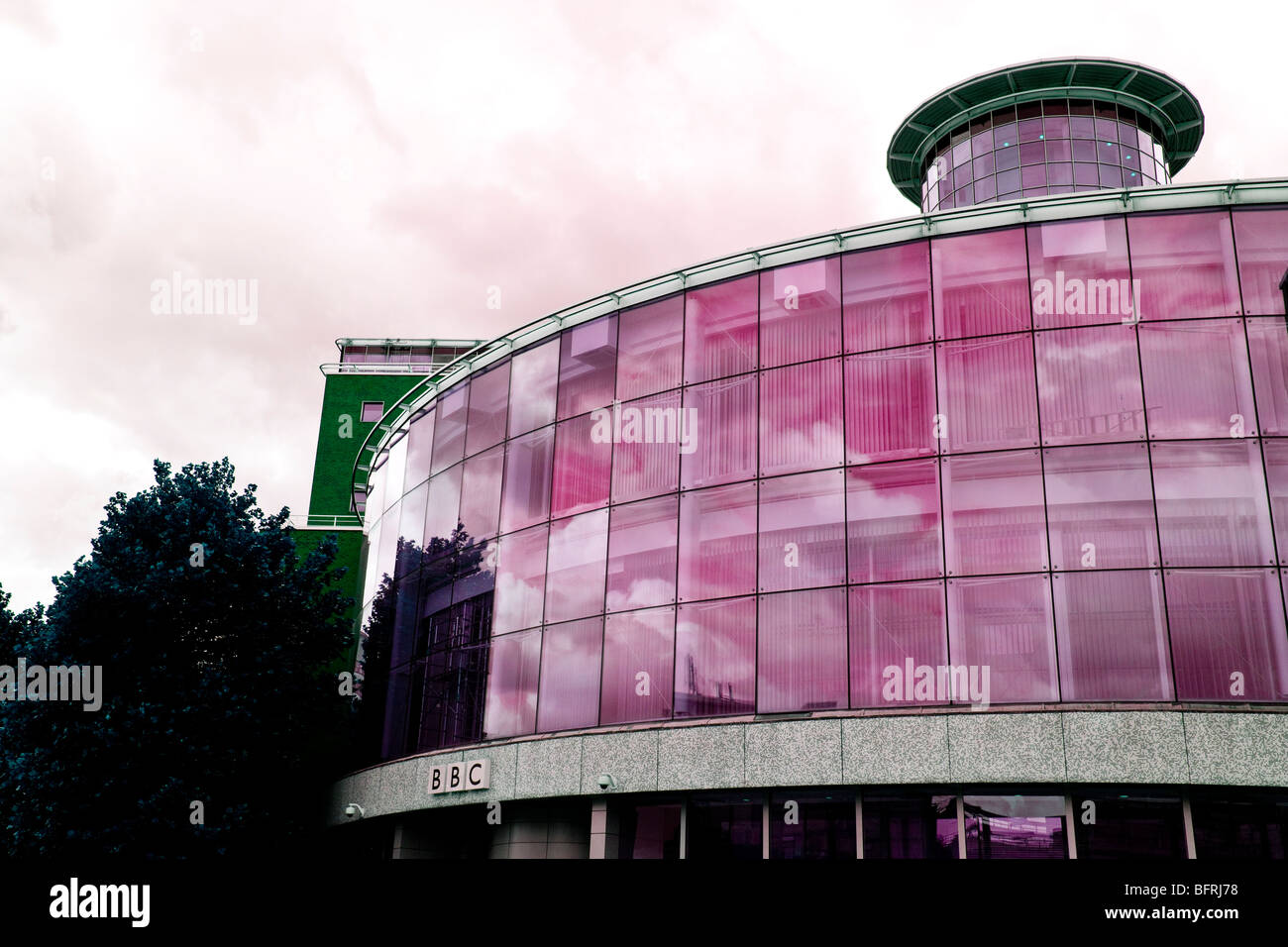 Il BBC Television Centre, Wood Lane, Londra Foto Stock