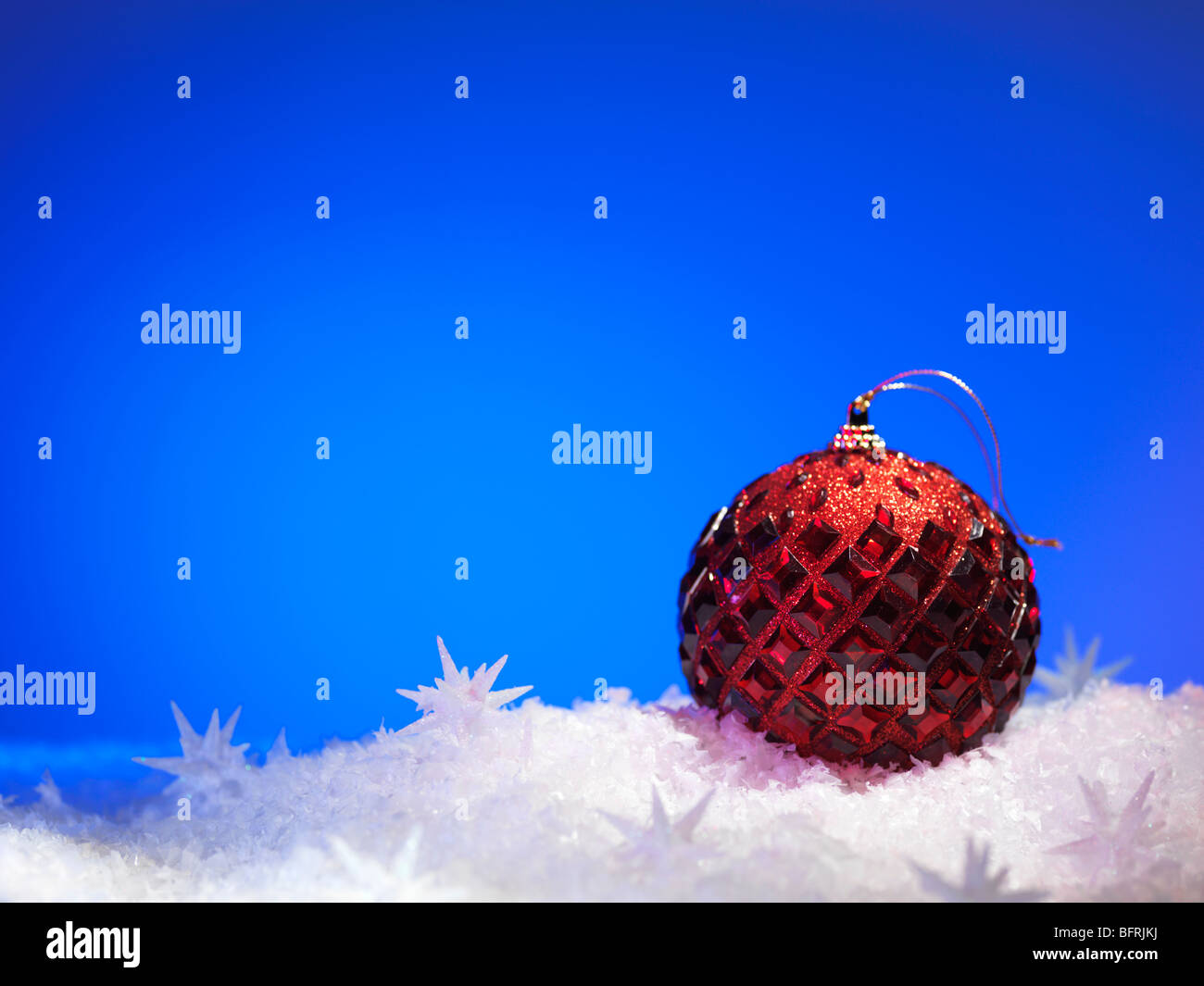 Natale decorazione artistica vita ancora sullo sfondo Foto Stock