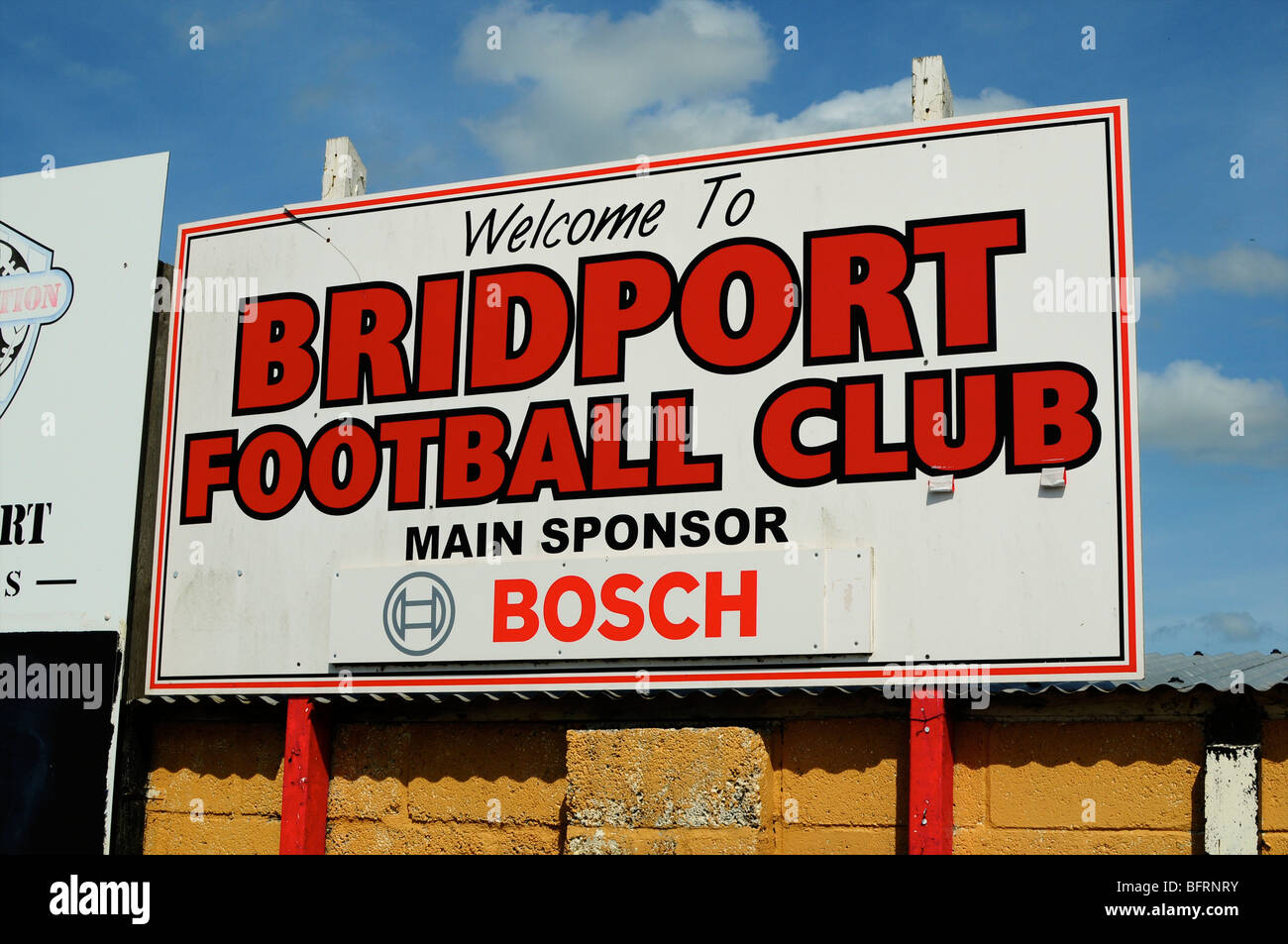 Bridport Football Club, Bridport, Dorset, Inghilterra Foto Stock