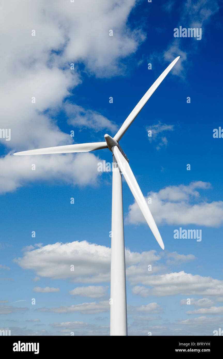 Turbina eolica Energia rinnovabile Foto Stock