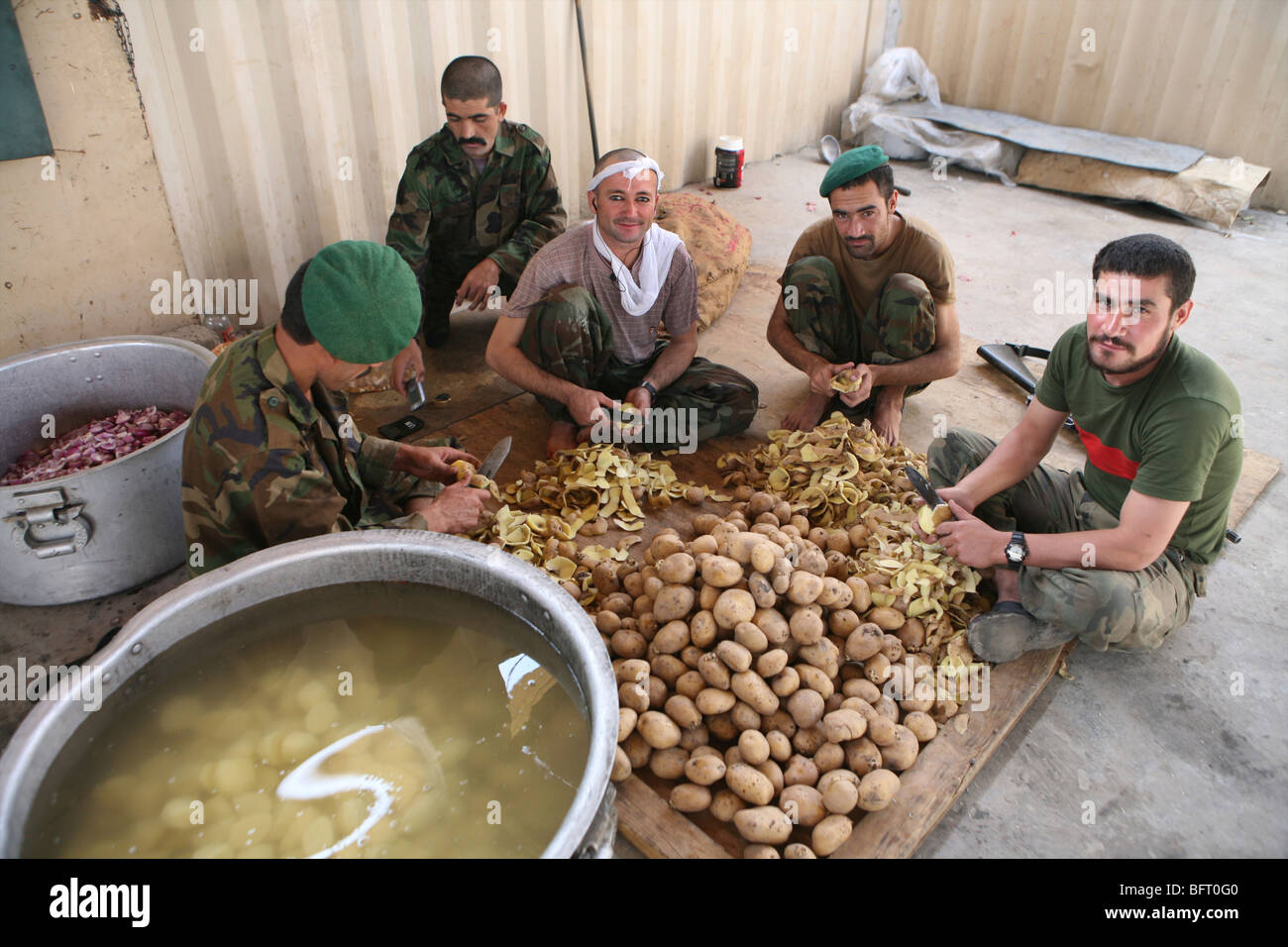Soldati afgani (ANA, esercito nazionale afghano) Foto Stock