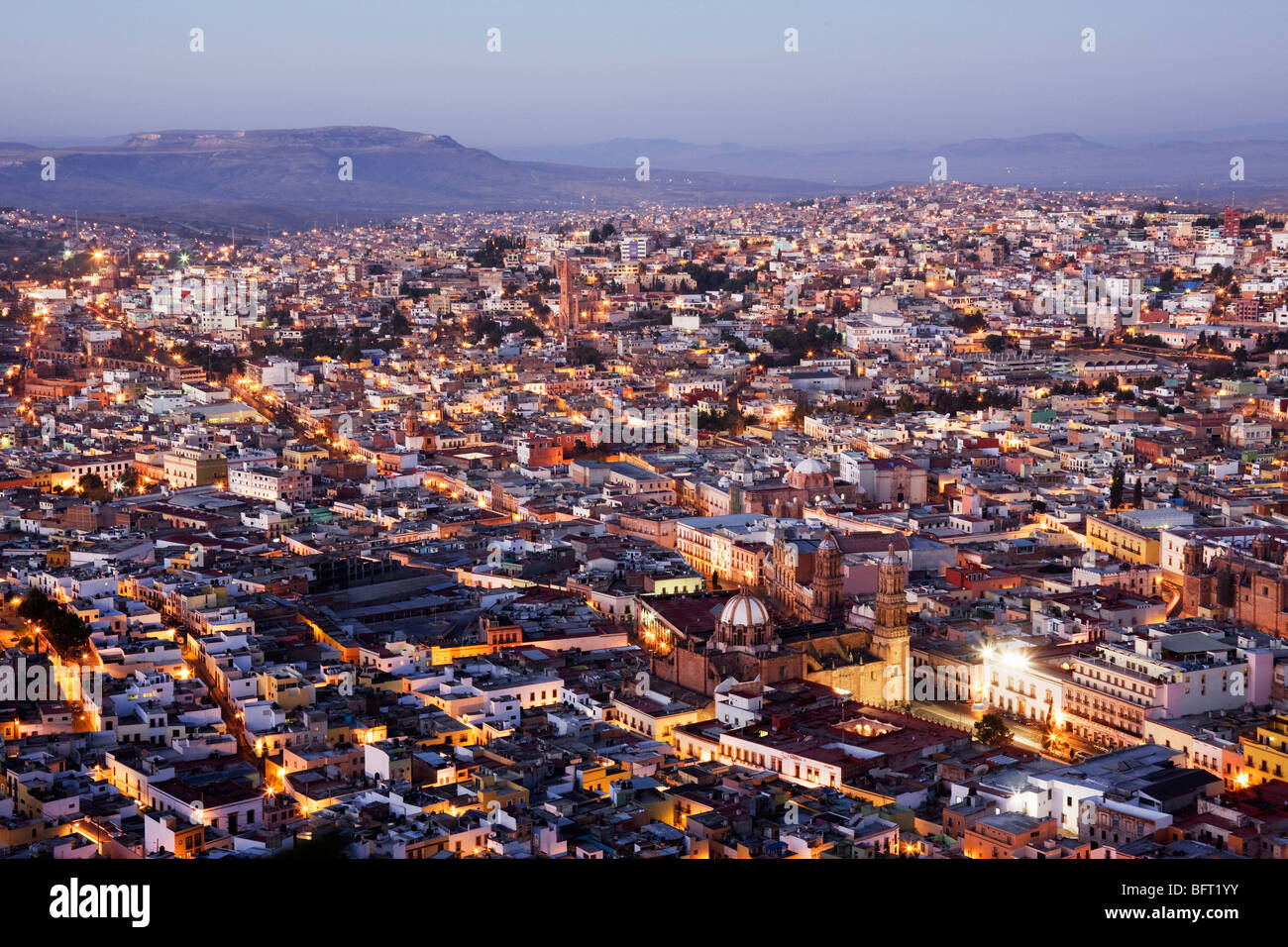 La Bufa si affacciano, Zacatecas, Zacatecas, Messico Foto Stock