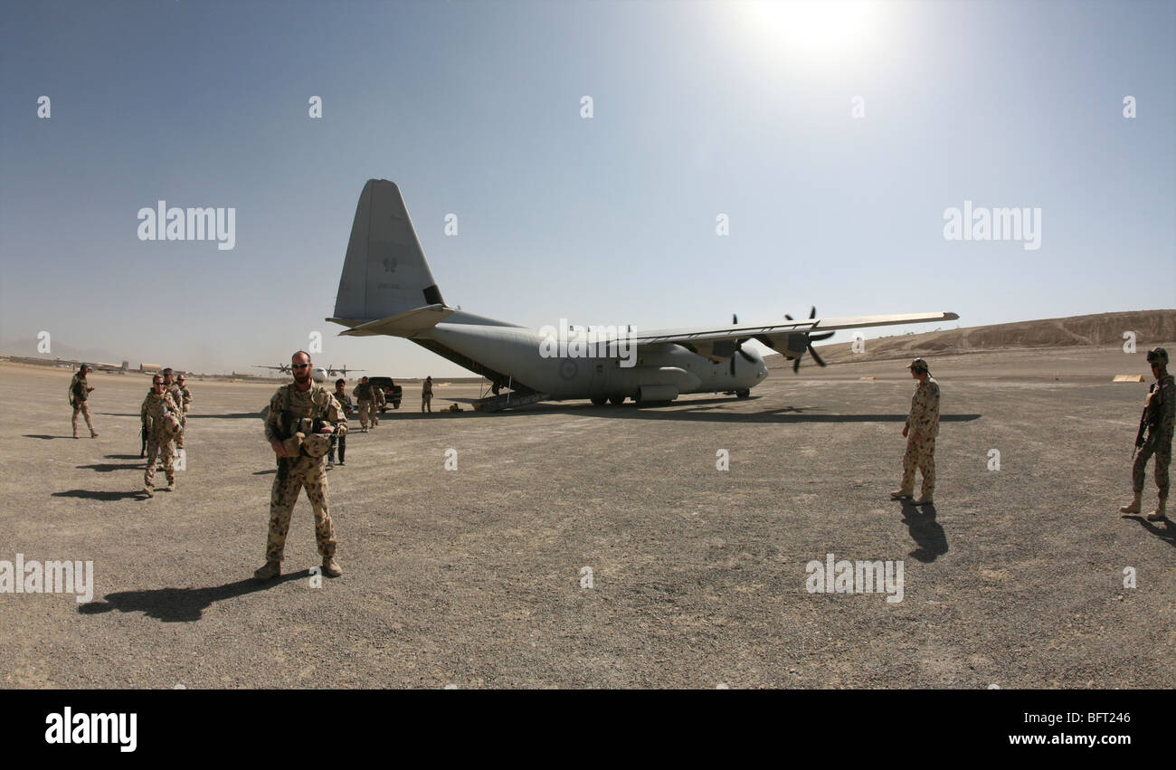 Truppe olandesi in Afghanistan (Uruzgan) Foto Stock