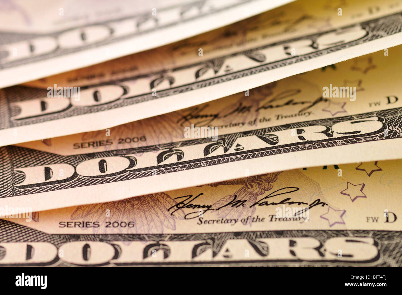 Close-up di valuta Foto Stock