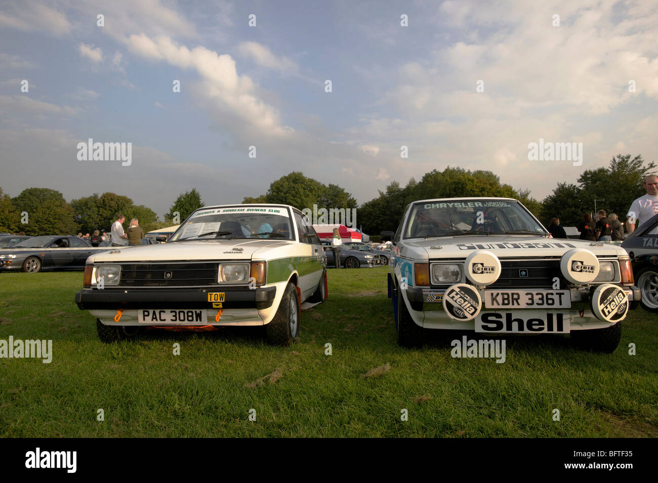 Talbot Rally Cars Foto Stock
