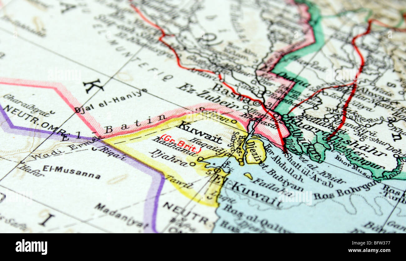 Il Kuwait, il modo in cui abbiamo guardato nel 1949. Foto Stock