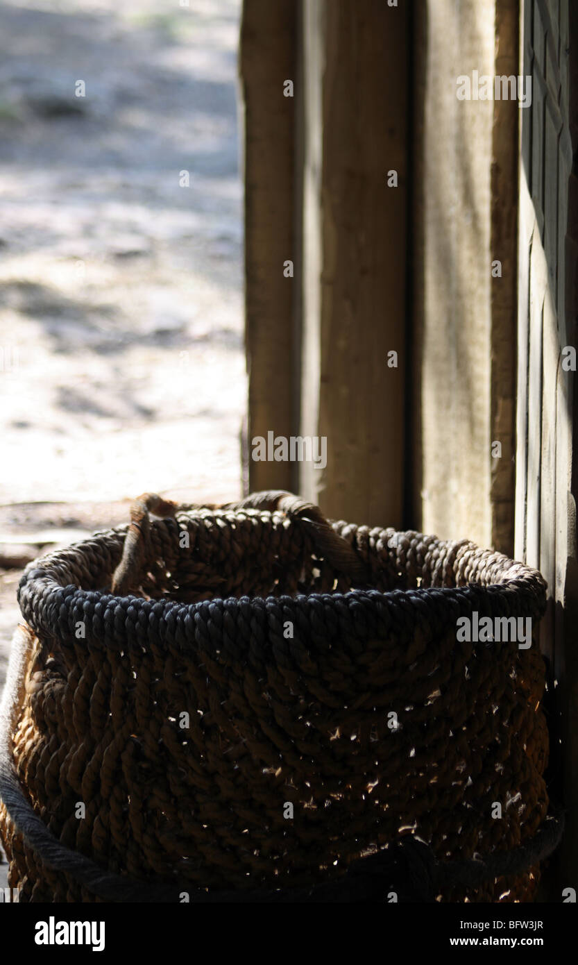 Cestello per il trasporto di frutta, legno o simili Foto Stock