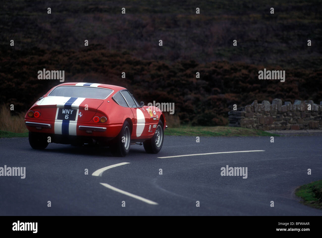 La Ferrari 365 GTB4A Le Mans 1972 Foto Stock