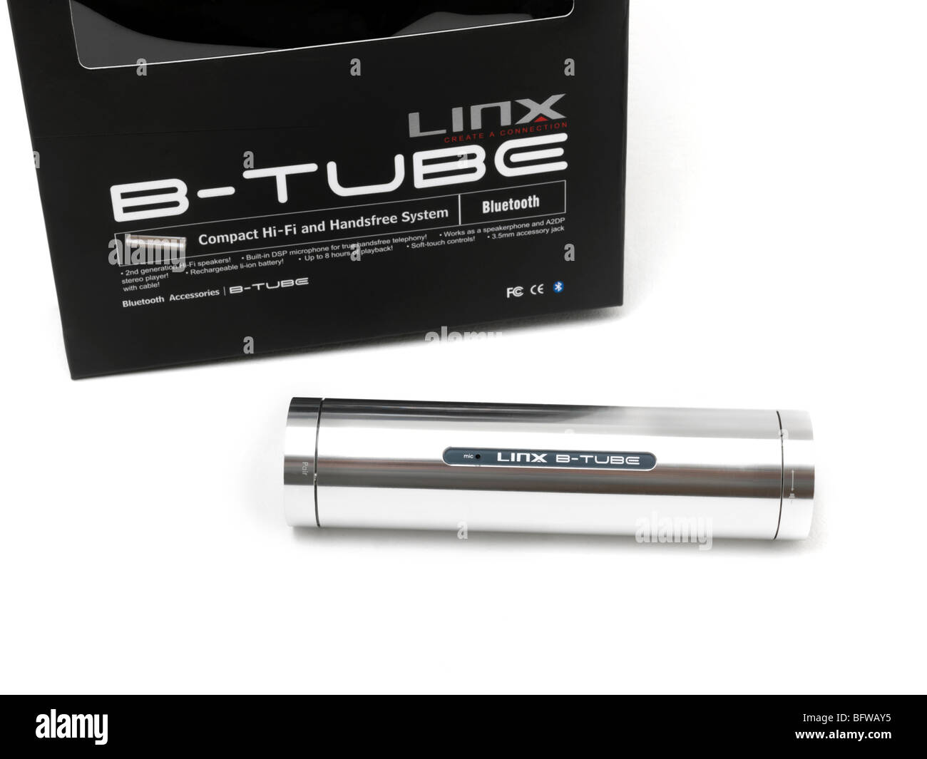 B-tubo compatto Bluetooth il sistema Hi-fi Foto Stock
