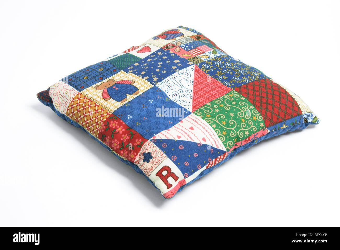 Cuscino Patchwork Foto Stock