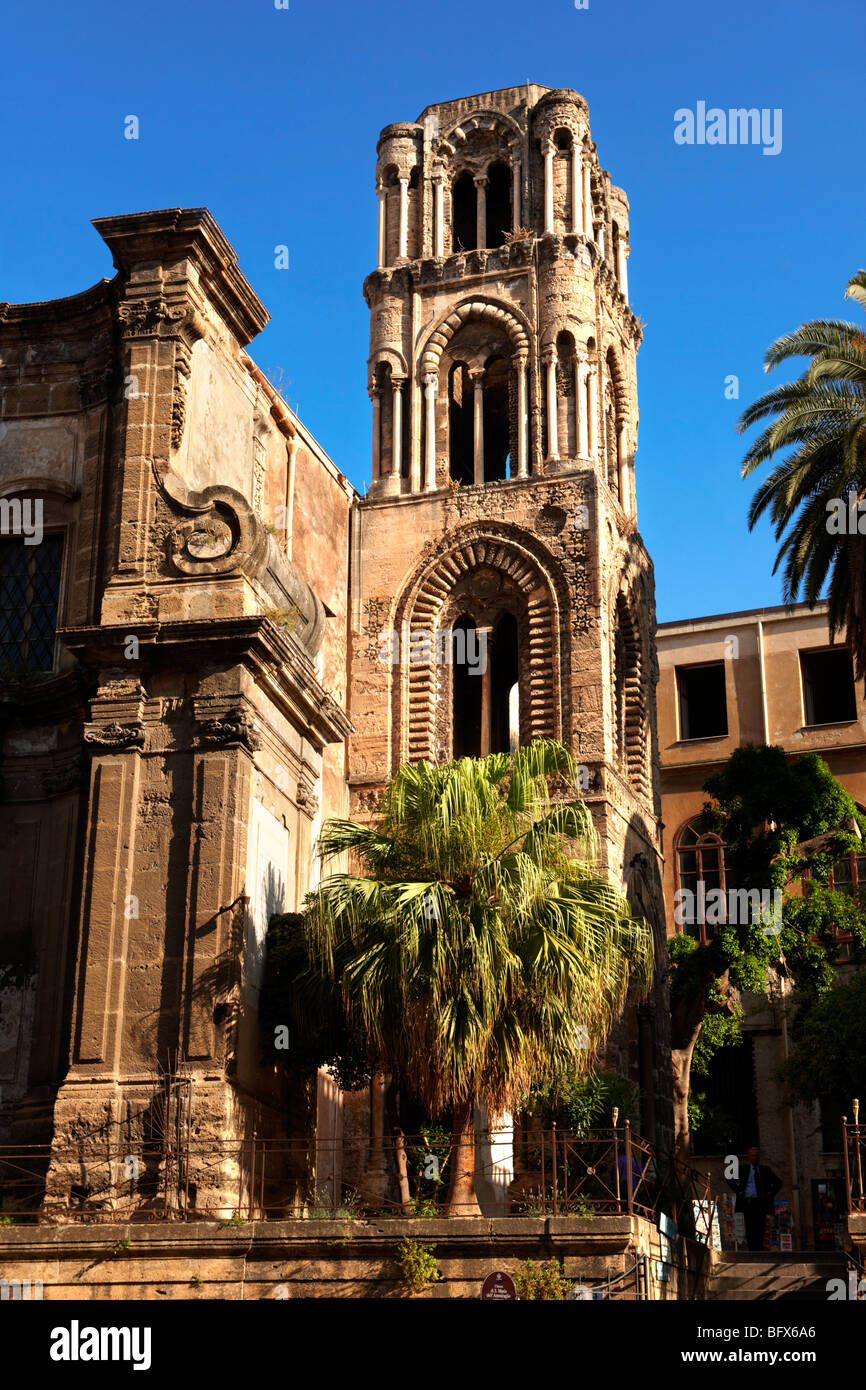 Chiesa di Santa Maria dell'Ammiraglo, Palermo, Sicilia Foto Stock