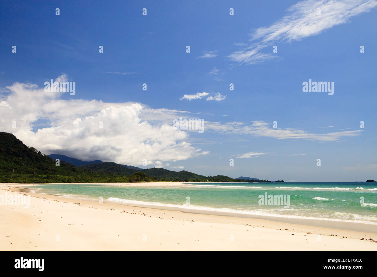 N. 2 spiaggia fluviale, penisola di Freetown, Sierra Leone Foto Stock