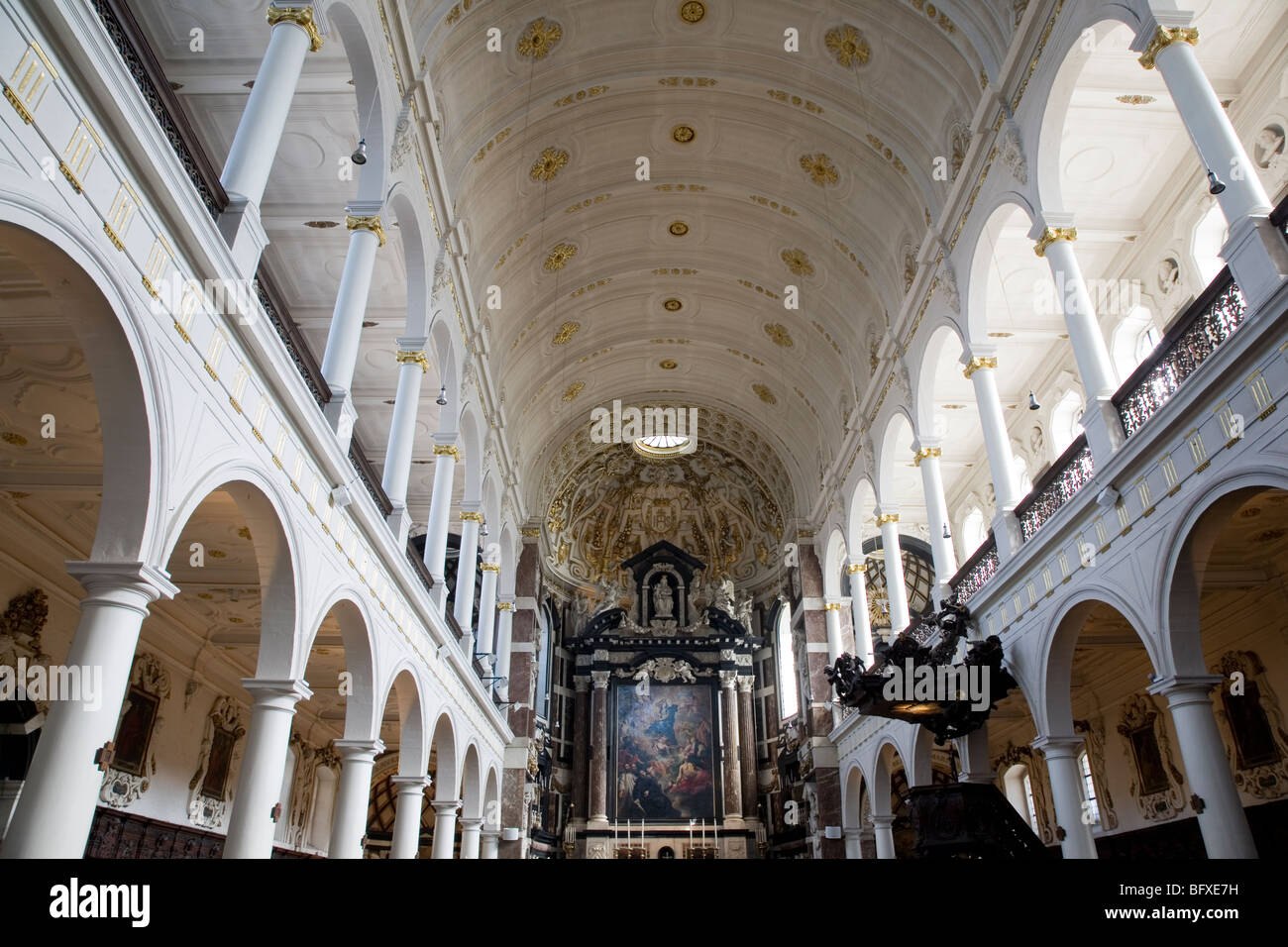 St Carolus Borromeuskerk - Carlo Chiesa Borromee; Anversa; Belgio, Europa Foto Stock