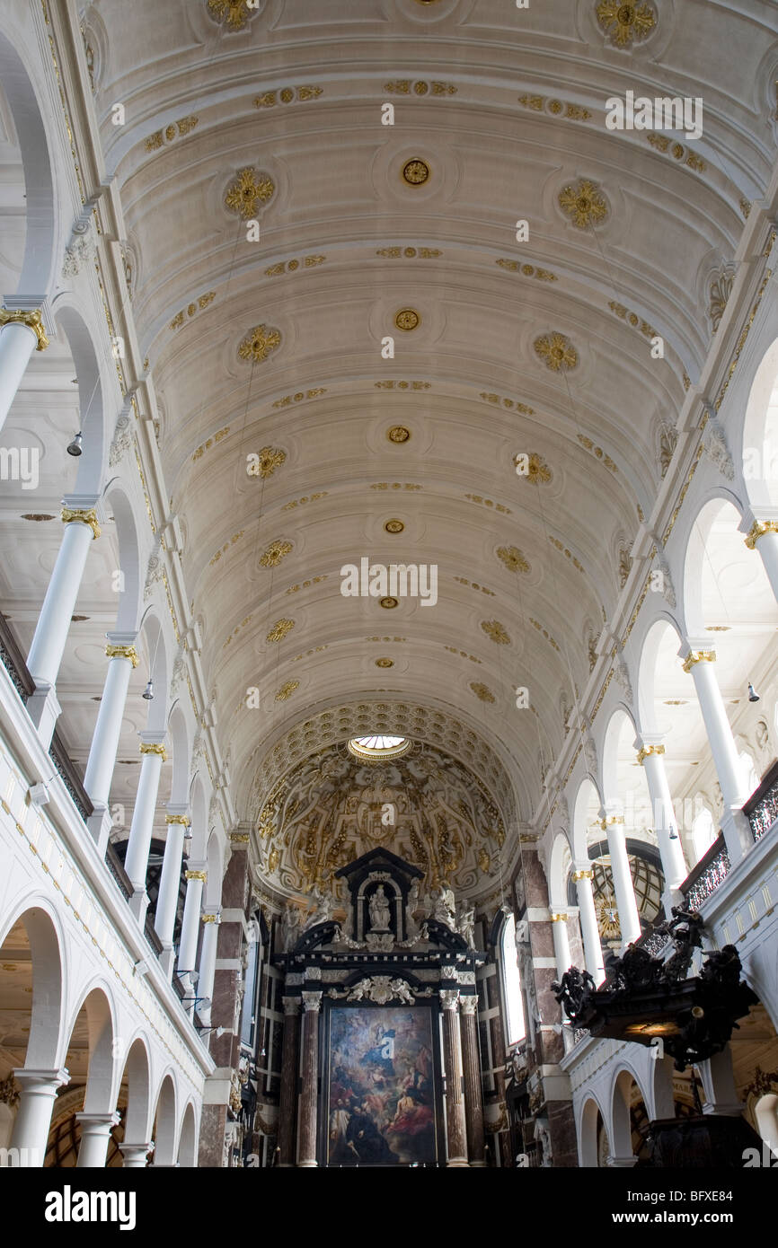 St Carolus Borromeuskerk - Carlo Chiesa Borromee; Anversa; Belgio, Europa Foto Stock