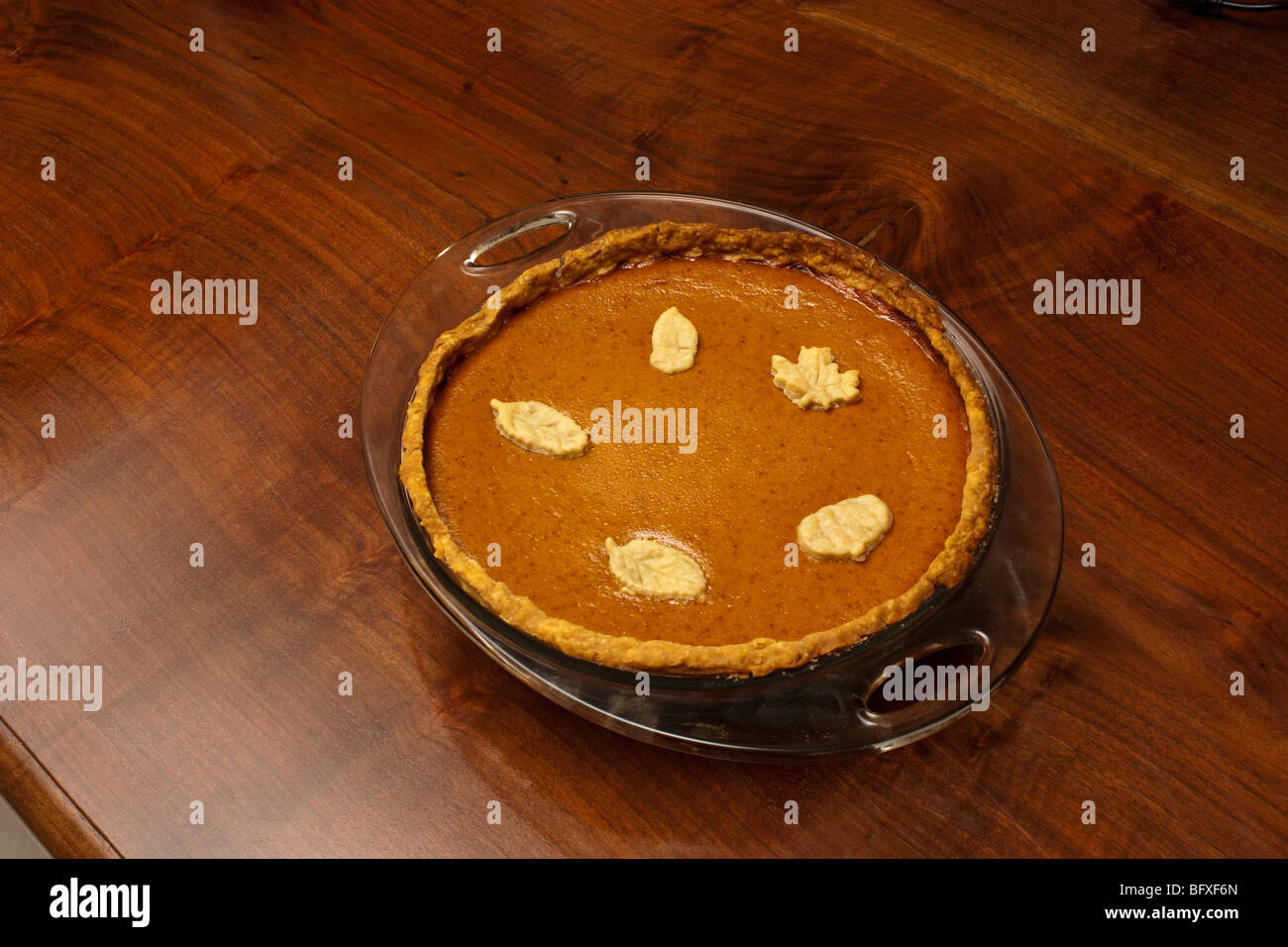 Torta di zucca Foto Stock