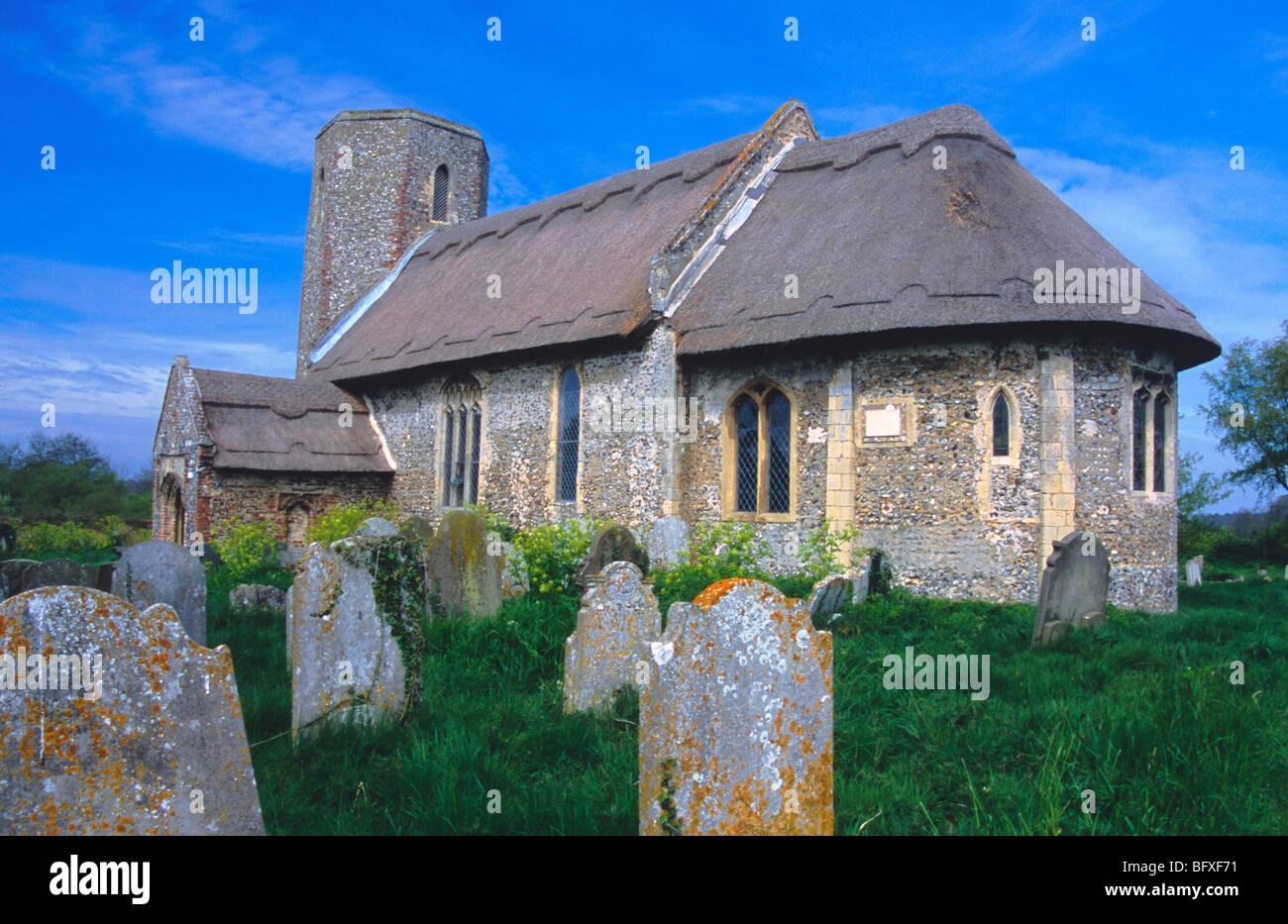 La chiesa di Saint Gregory, Heckingham, Norfolk, Inghilterra, Regno Unito Foto Stock