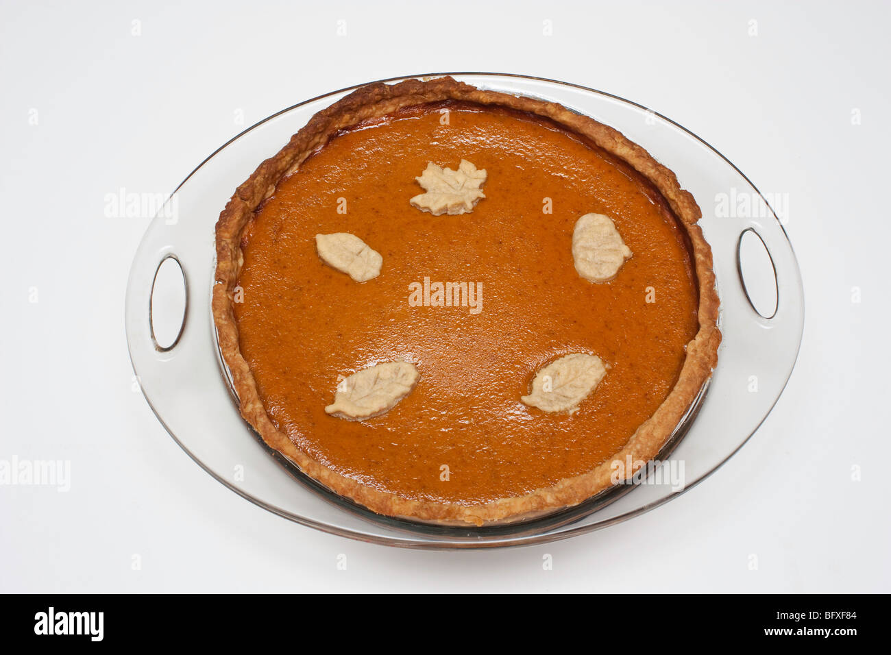 Torta di zucca Foto Stock