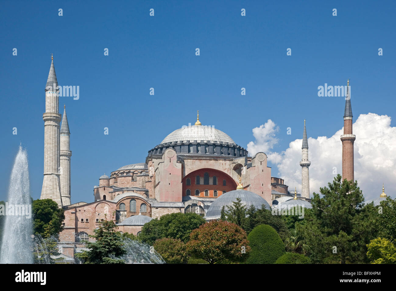 La rosa moschea di Istanbul Foto Stock