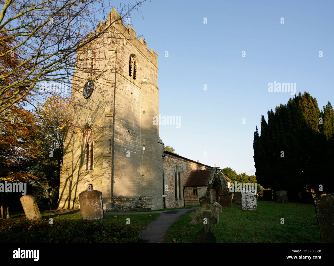 La chiesa di Saint Gregory, Offchurch, Warwickshire Foto Stock