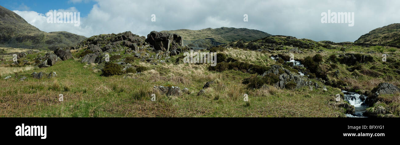 Moel-ddu montagne vicino a Criccieth Galles del nord Foto Stock