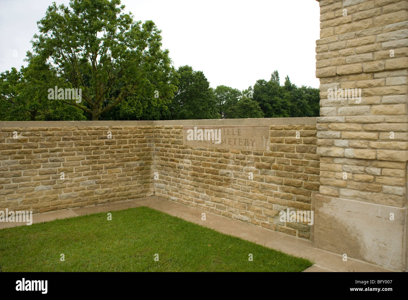Ranville Commonwealth Commissione delle tombe di un cimitero di British Airborne cimitero derivanti dalle battaglie del D Giorno, Normandia 1944 Foto Stock