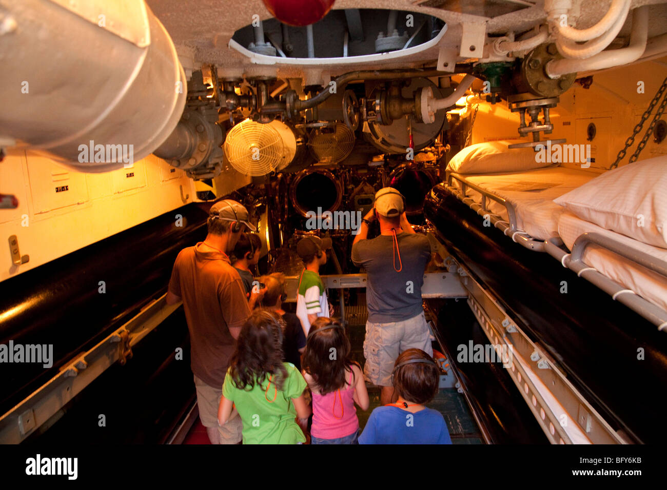 USS Bowfin Museum, Pearl Harbor, Oahu, Hawaii Foto Stock