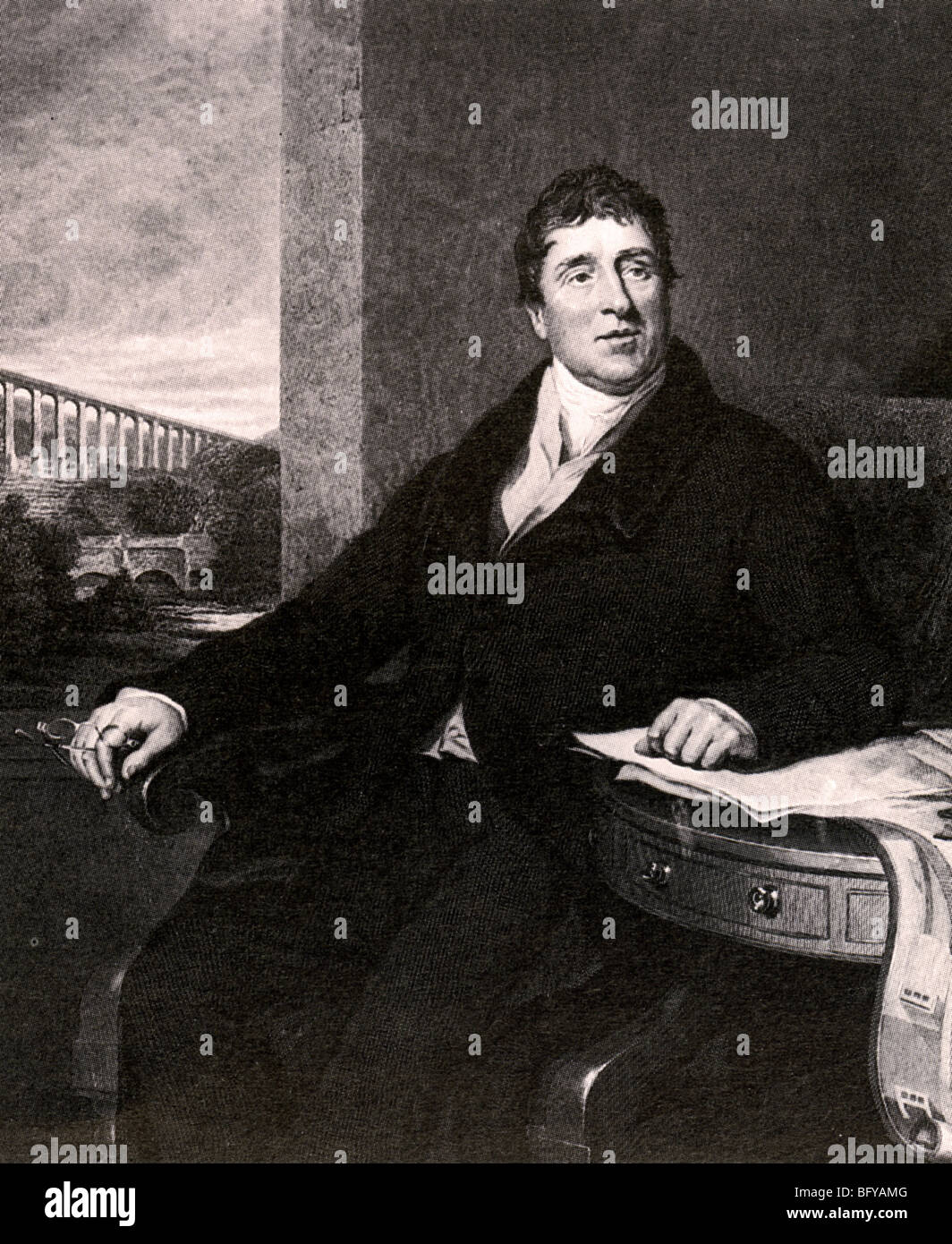 THOMAS TELFORD scozzese ingegnere civile 1757-1834 - vedere la descrizione riportata di seguito Foto Stock