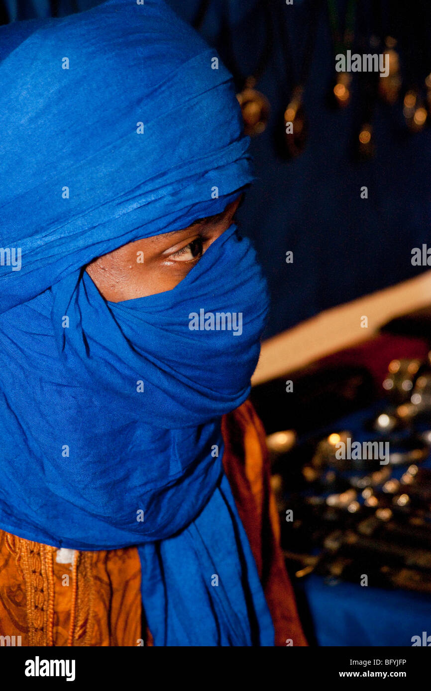 Bedouin dal Mali, Africa Foto Stock