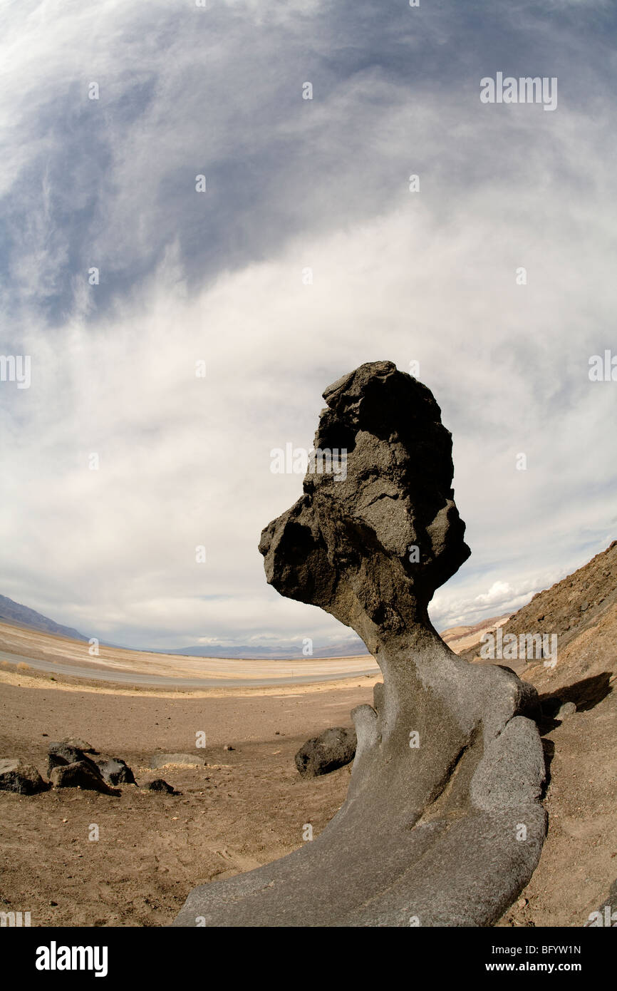 Fungo Rock Hoodoo Foto Stock