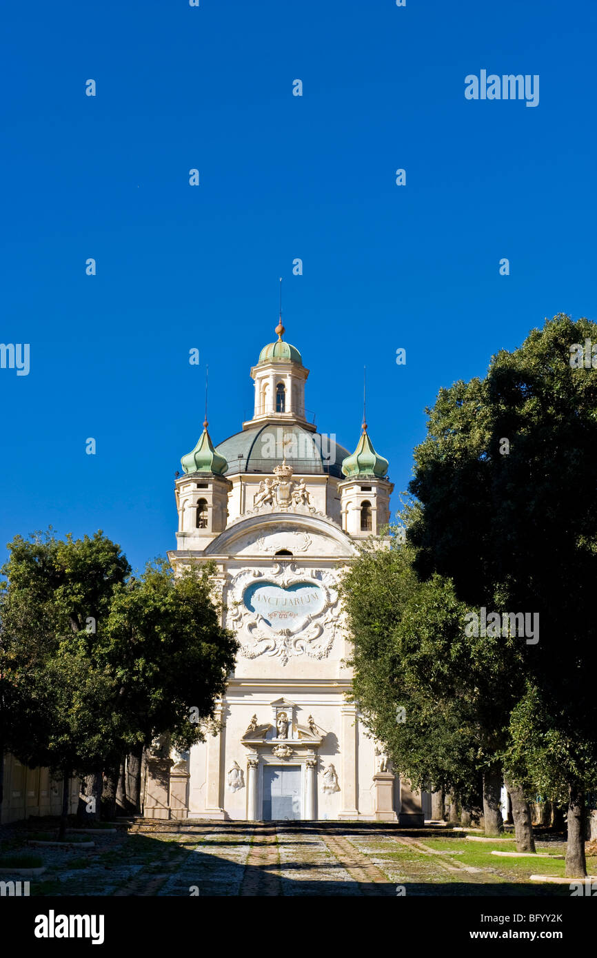 Santuario della Madonna della Costa, Sanremo, Imperia provincia, Italia Foto Stock