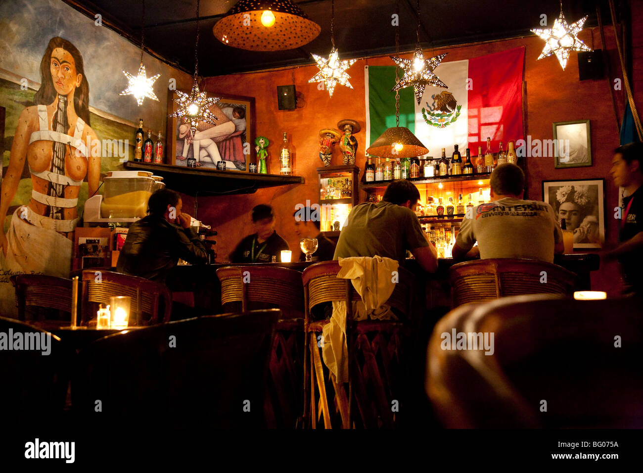 Frida's Bar e ristorante in Antigua Guatemala Foto Stock