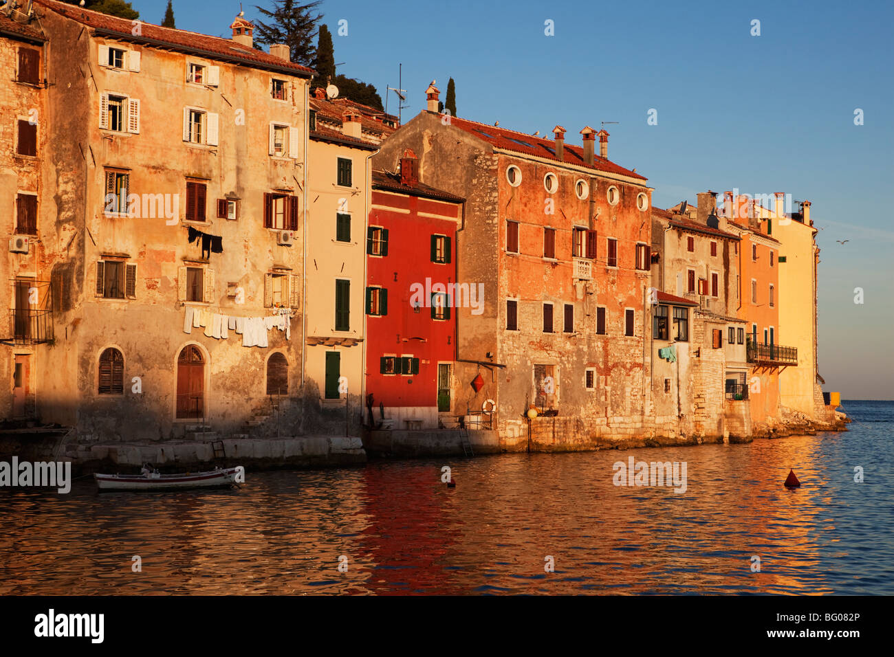 Città vecchia di Rovigno Istria Croazia Foto Stock