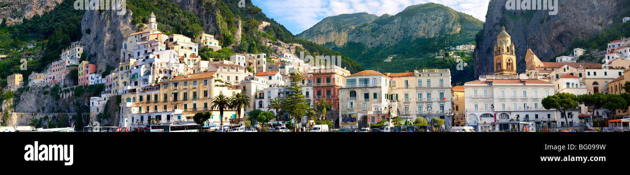 Case di Amalfi, Italia Foto Stock