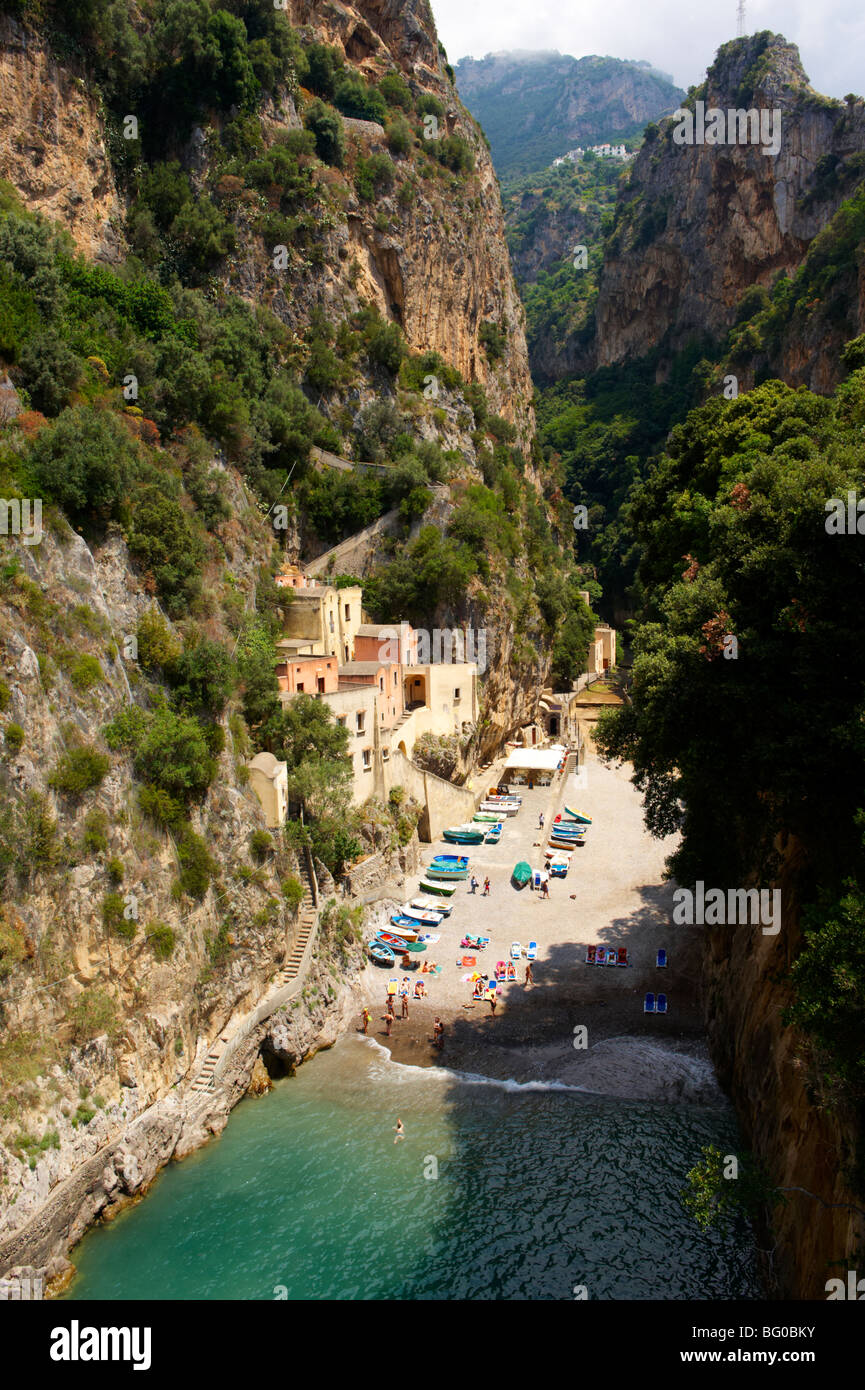 Furore, Amalfi Coast , Italia Foto Stock