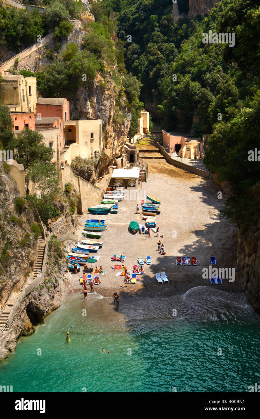 Furore, Amalfi Coast , Italia Foto Stock